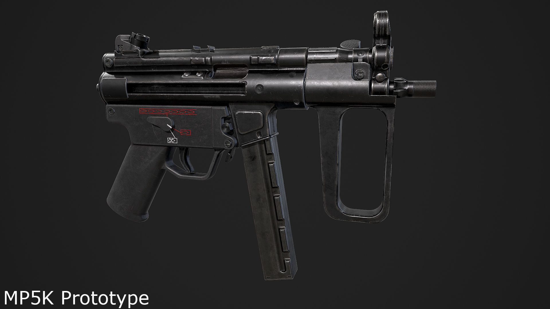 Ultimate MP5 Pack Low-poly 3D model_28