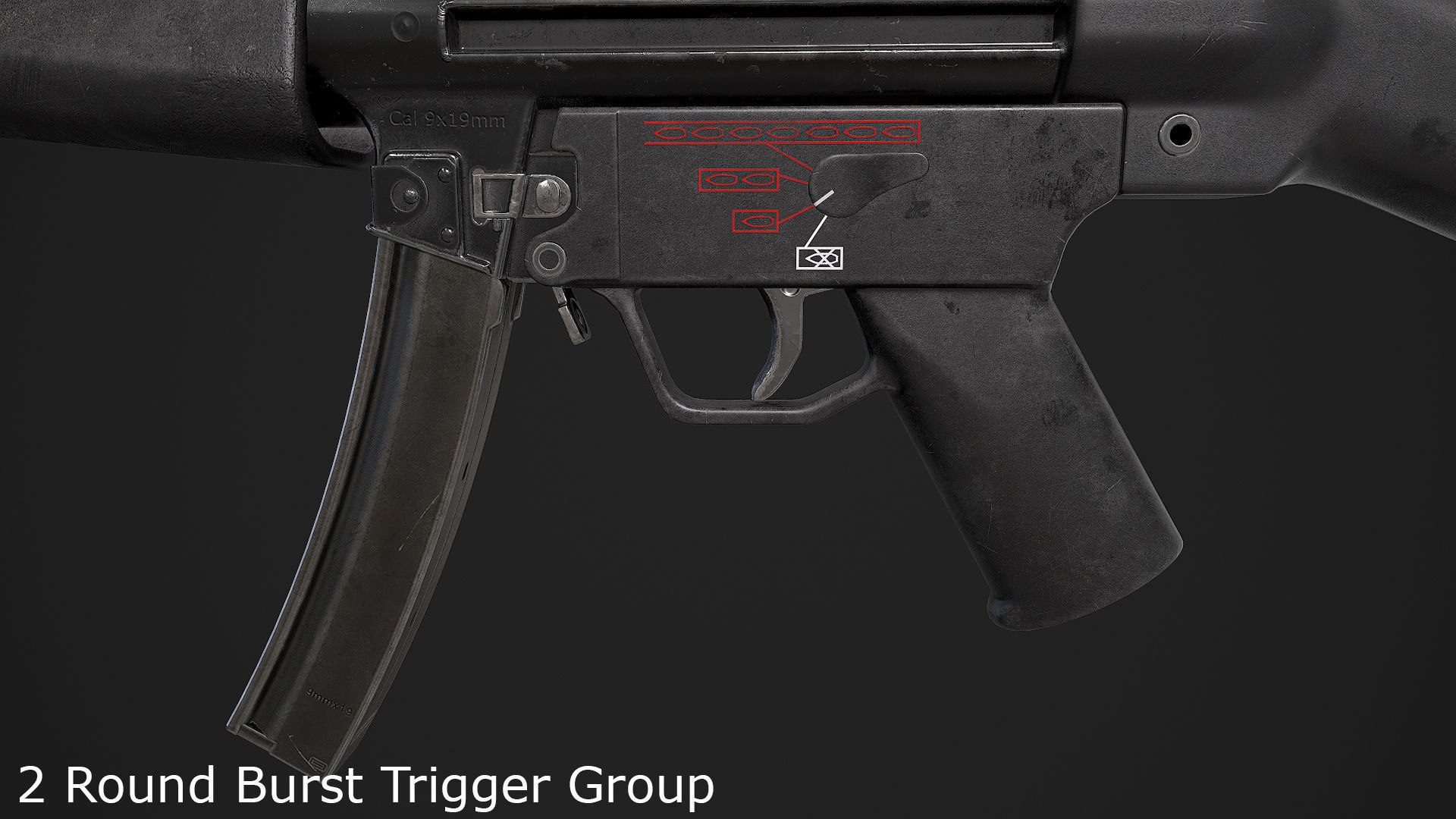 Ultimate MP5 Pack Low-poly 3D model_66