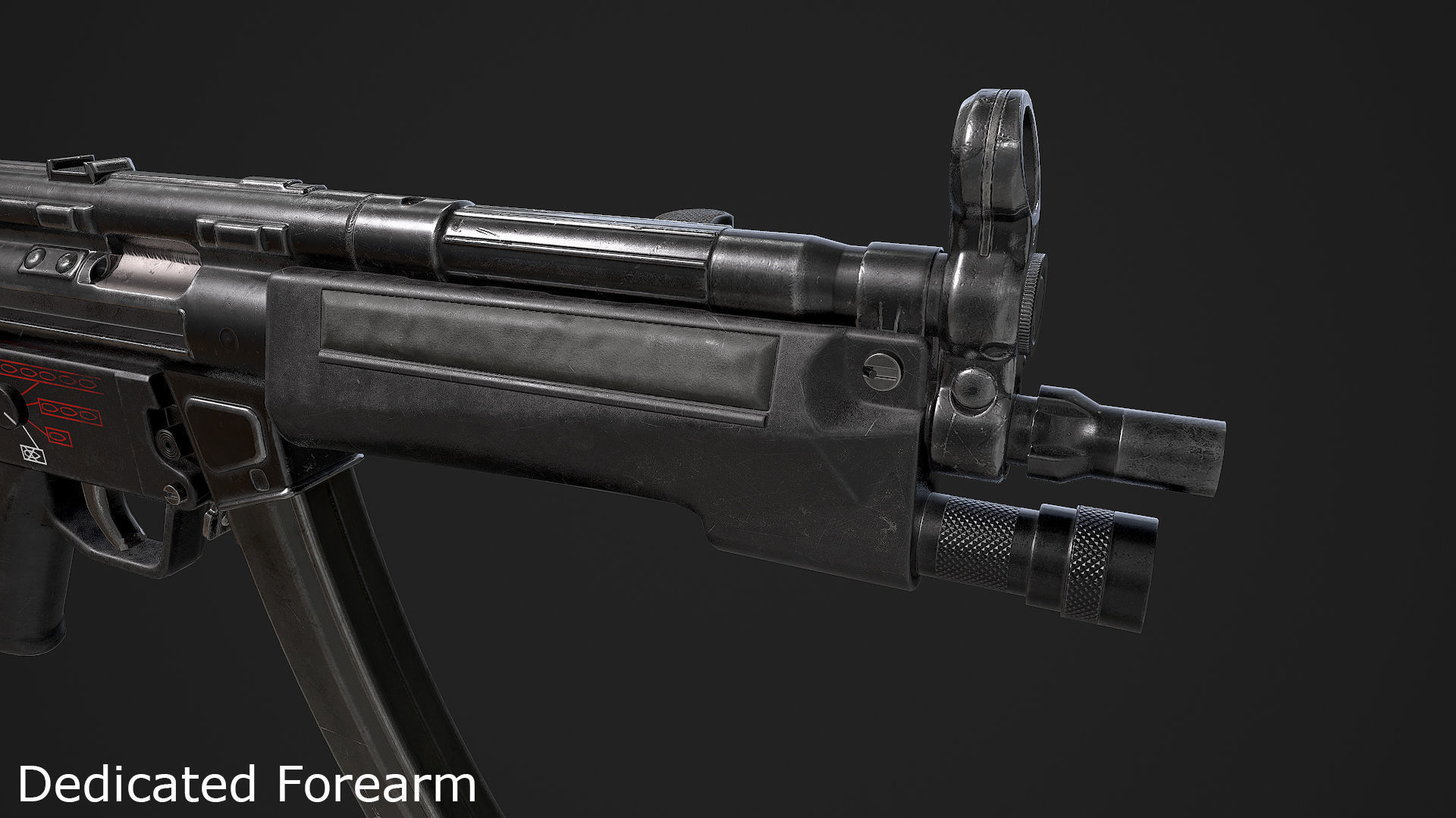 Ultimate MP5 Pack Low-poly 3D model_52