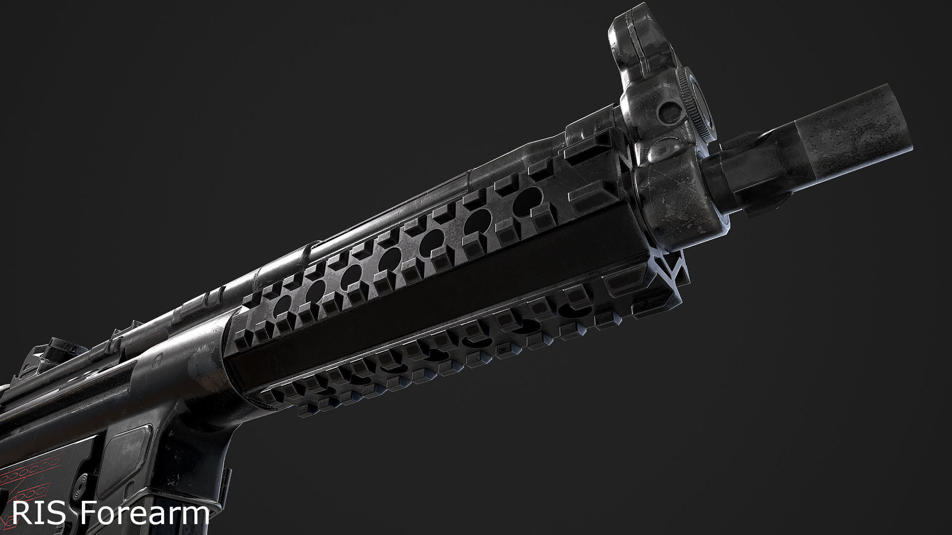 Ultimate MP5 Pack Low-poly 3D model_48