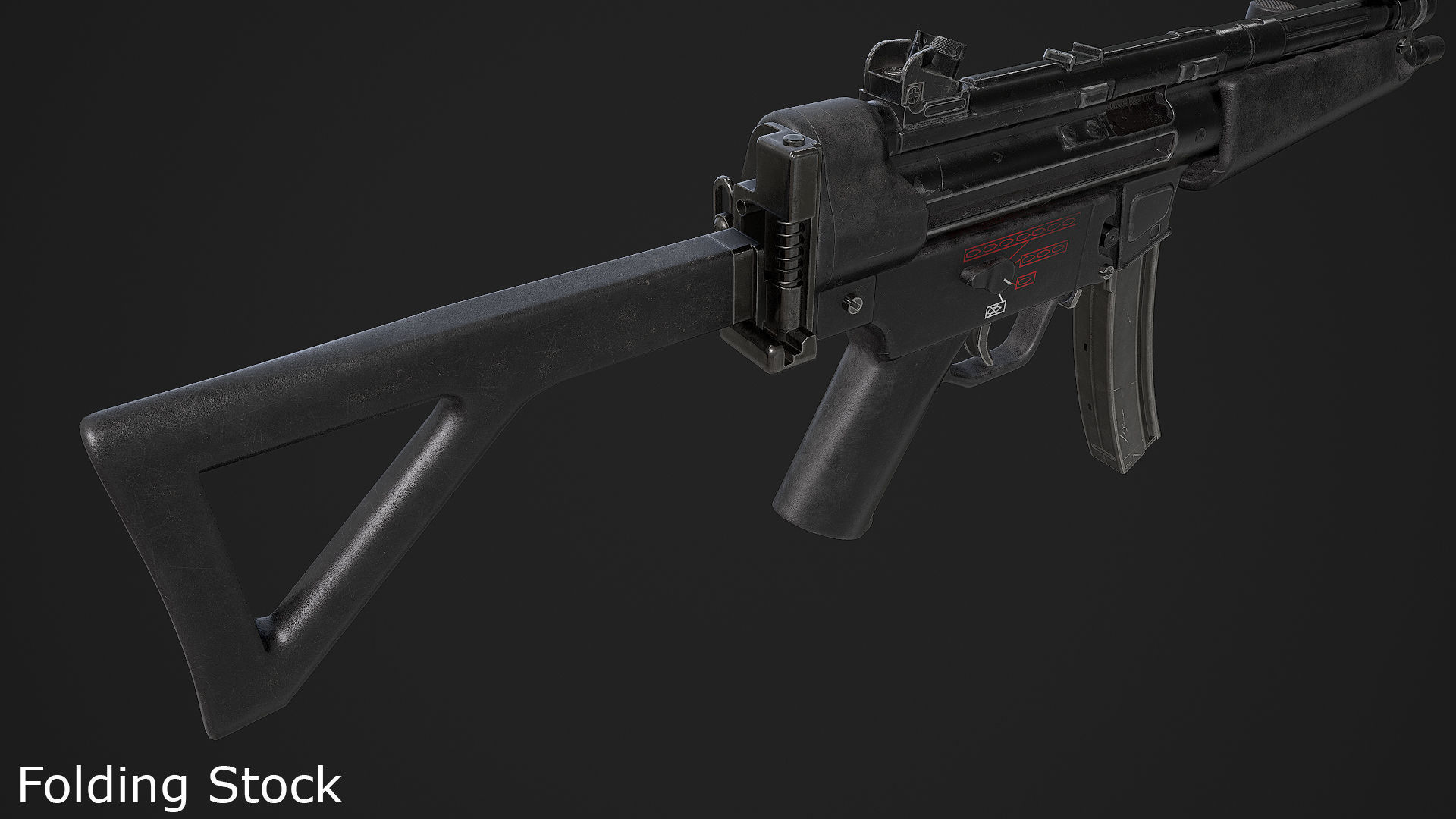 Ultimate MP5 Pack Low-poly 3D model_43