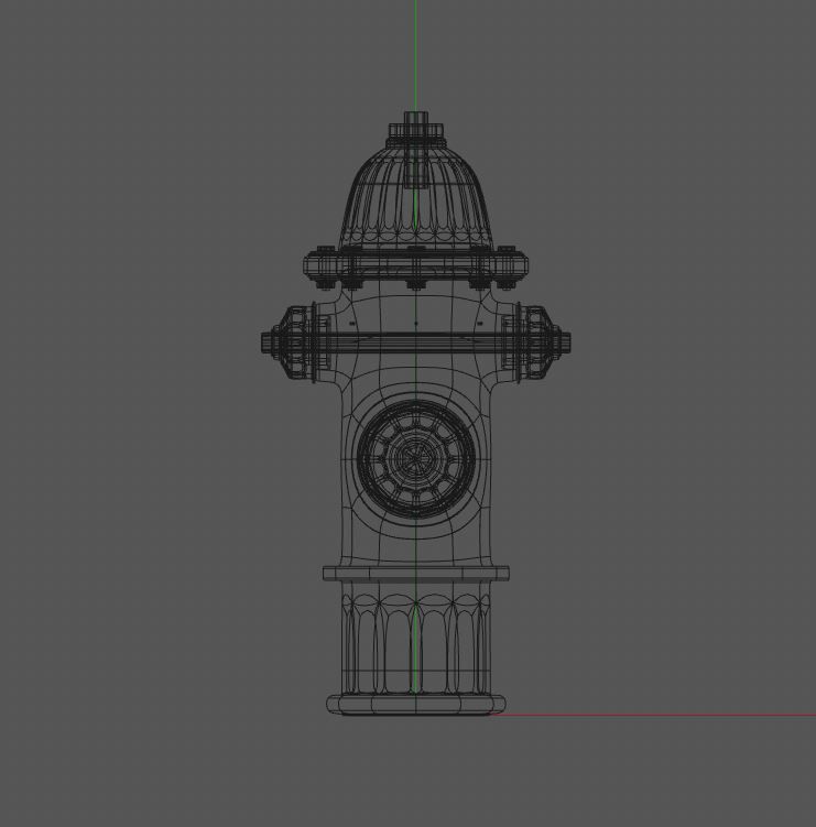 Fire Hydrant 3D model_3