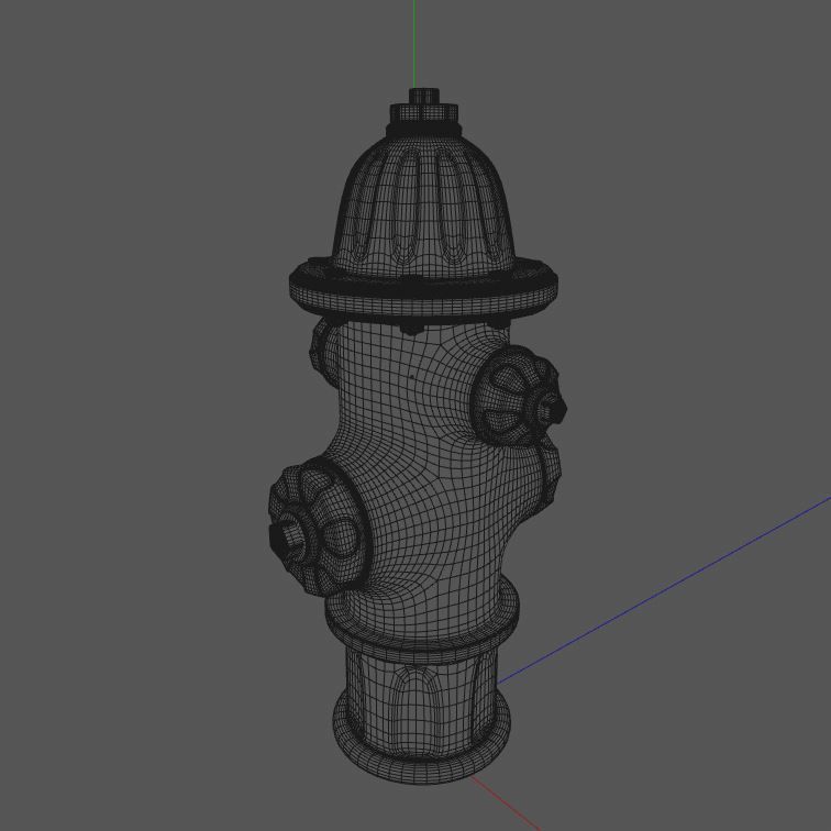 Fire Hydrant 3D model_2