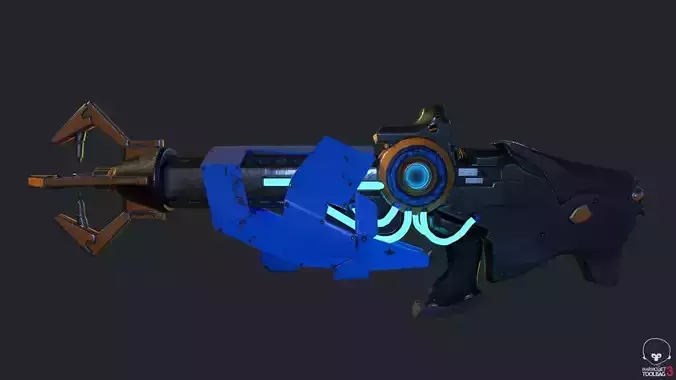 Freeze Ray Low-poly 3D model