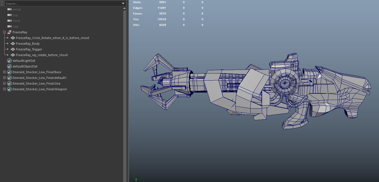 Freeze Ray Low-poly 3D model_14