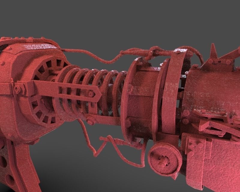 Steampunk Portal Gun 3D print model_11