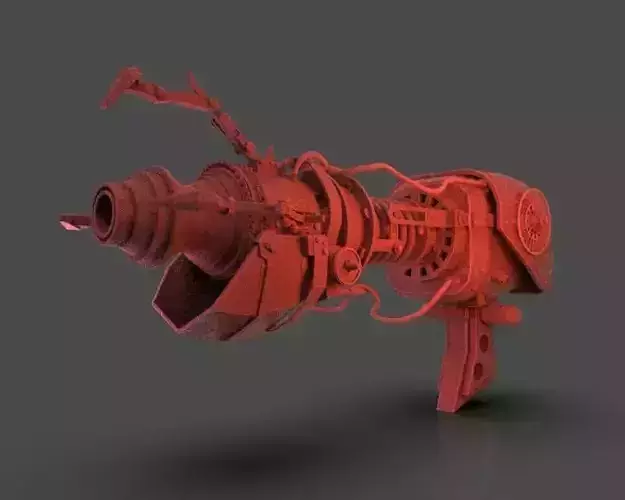 Steampunk Portal Gun 3D print model