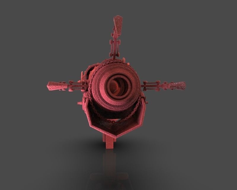 Steampunk Portal Gun 3D print model_1