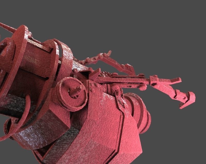 Steampunk Portal Gun 3D print model_12