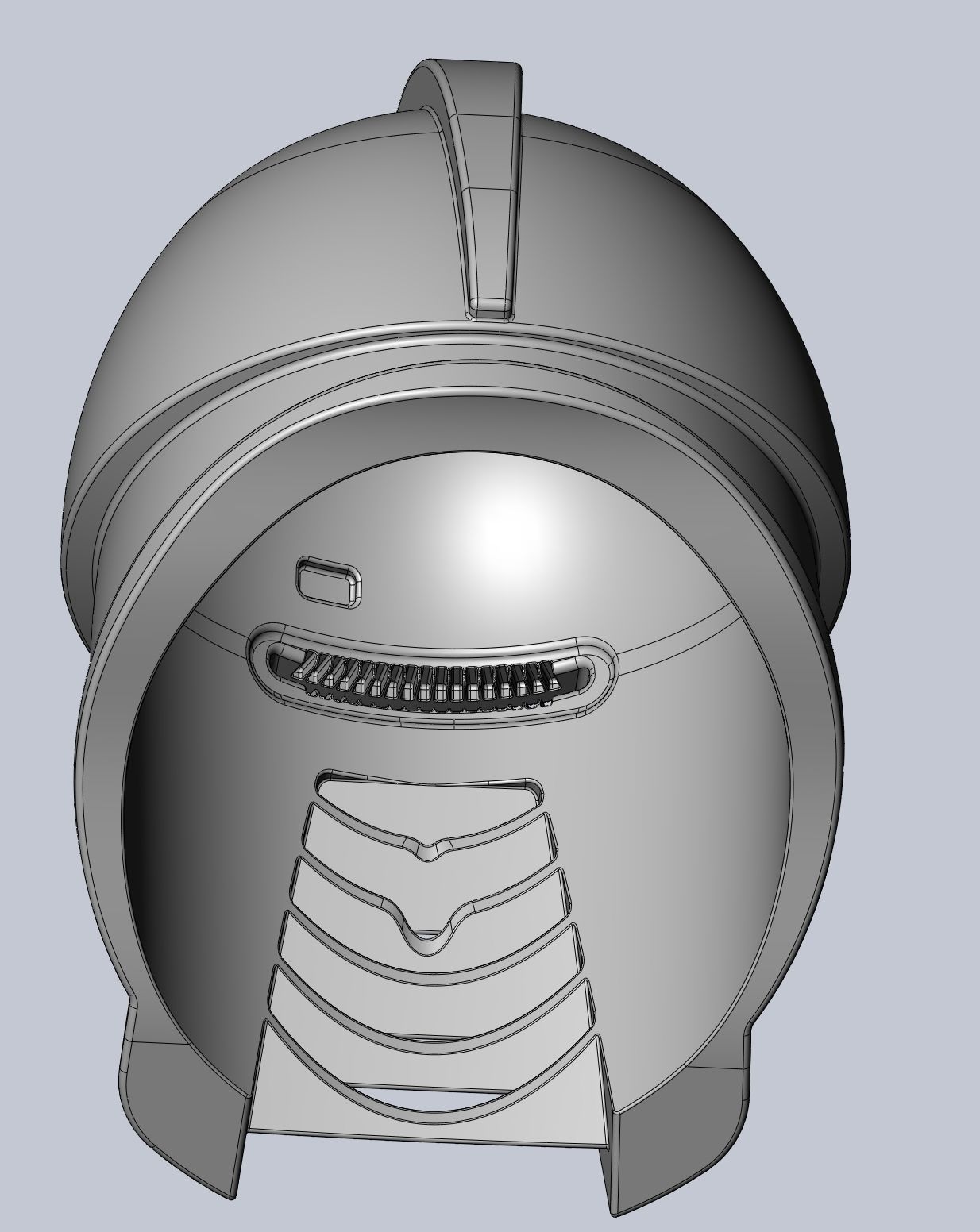 Battlestar Galacticar Cylon  Zylon Centurion Helmet 3D print model_9