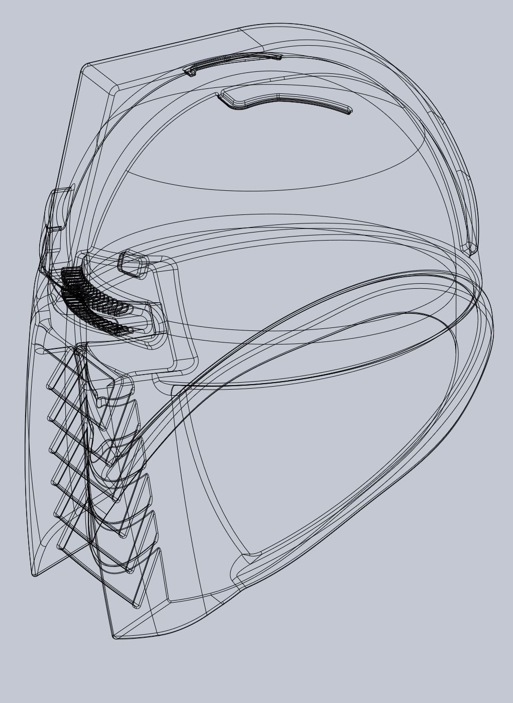 Battlestar Galacticar Cylon  Zylon Centurion Helmet 3D print model_7