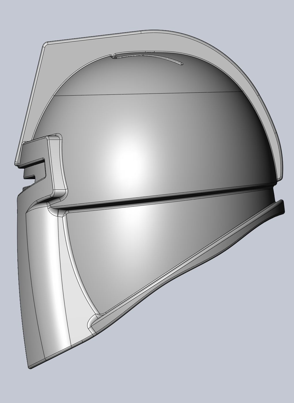 Battlestar Galacticar Cylon  Zylon Centurion Helmet 3D print model_8