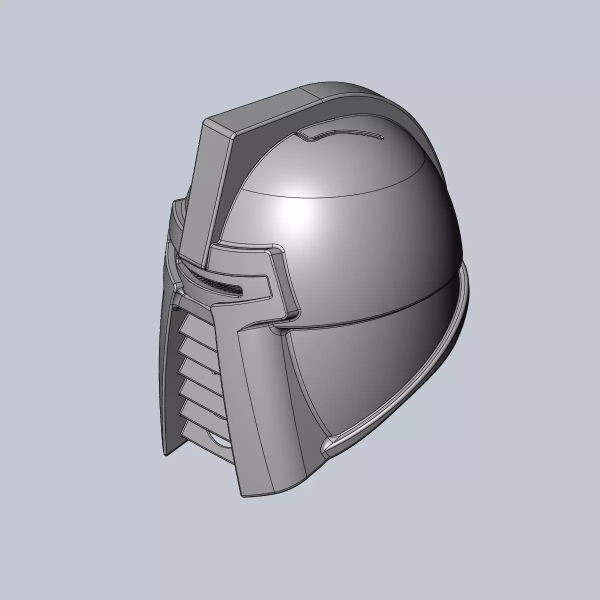 Battlestar Galacticar Cylon  Zylon Centurion Helmet 3D print model_0
