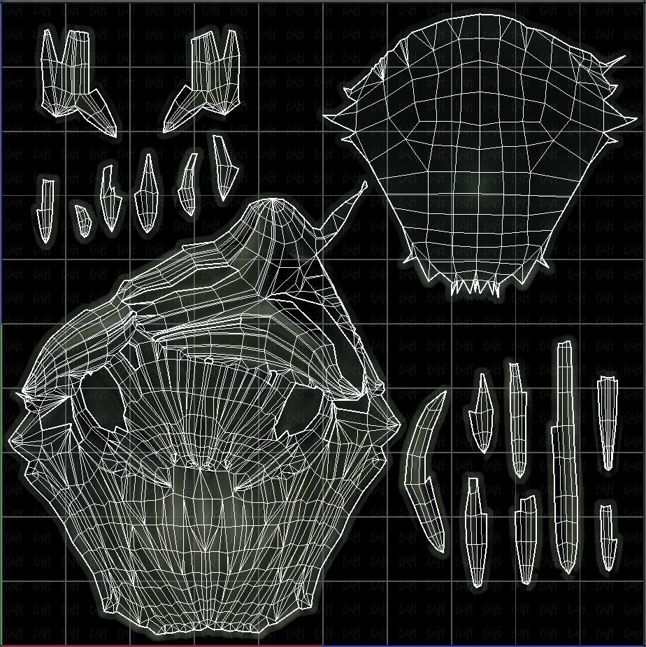 3D Hair style for boy V44 Low-poly 3D model_45