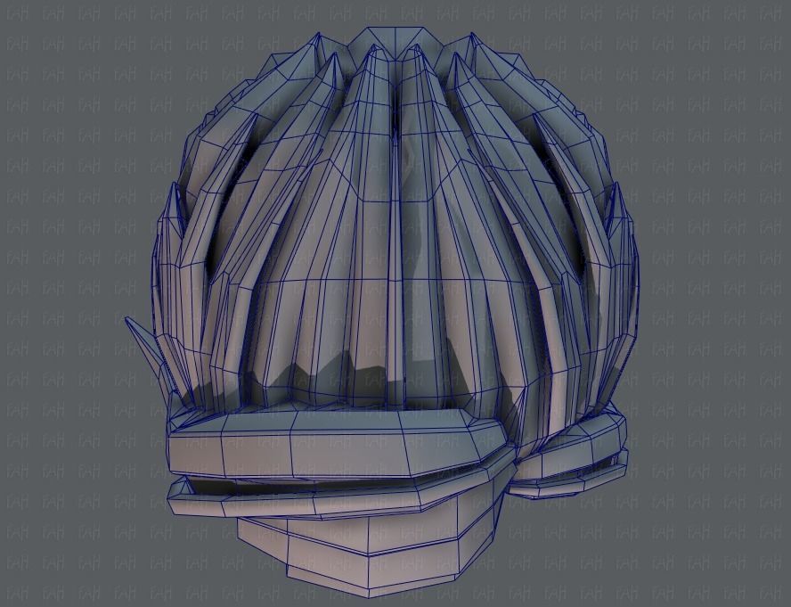 3D Hair style for boy V44 Low-poly 3D model_36