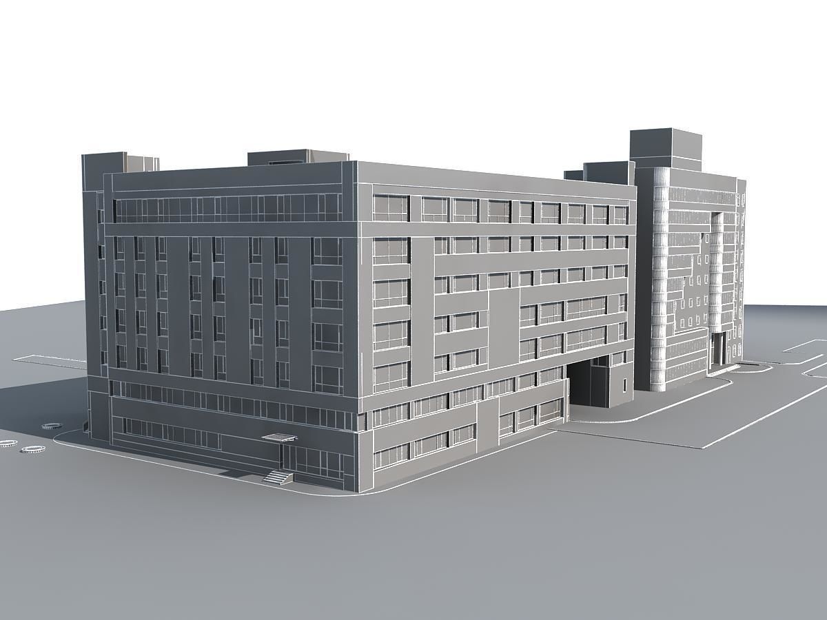 Building 74 3D model_3