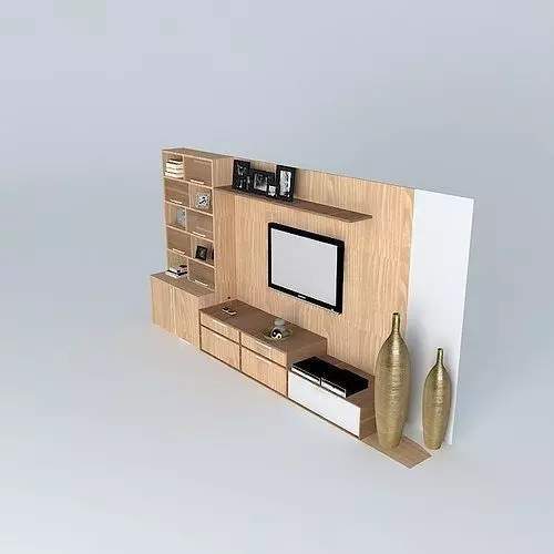 A TV unit Free 3D model