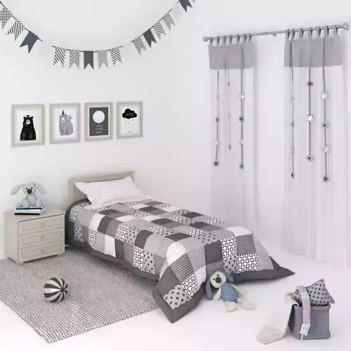 Decorative set for a Kids bedroom  