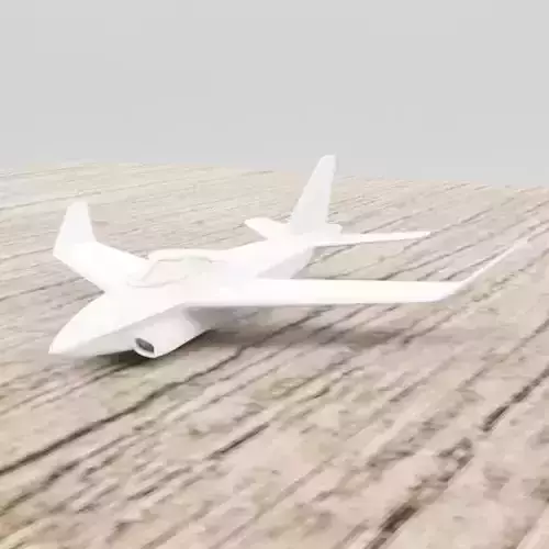 Aircraft concept for 3dprint 3D print model
