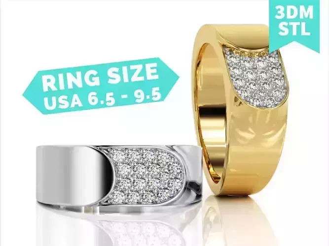 Diamond Pave  Ring R 0142