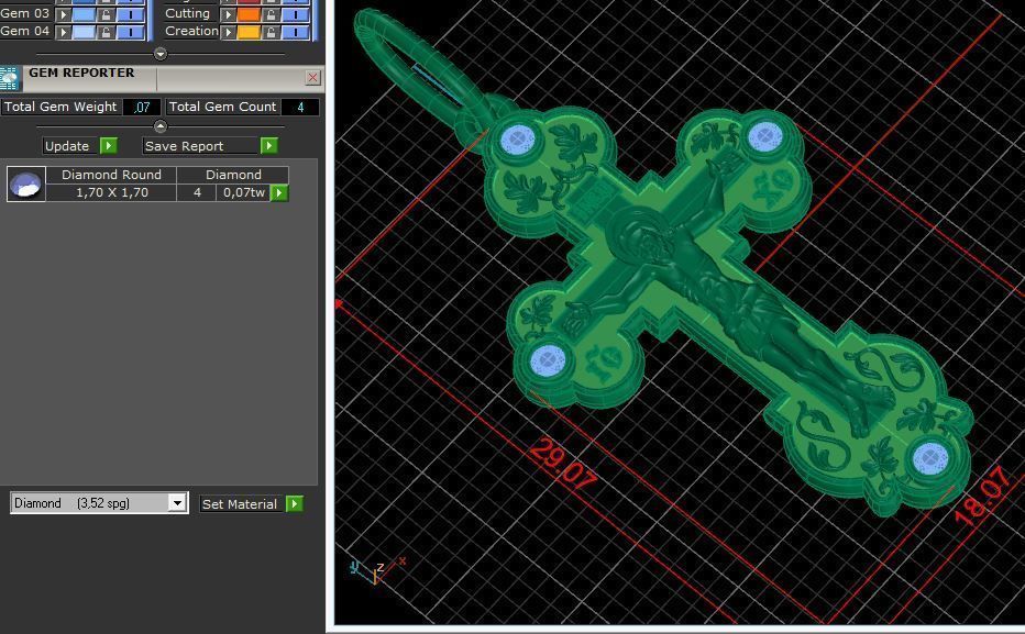  Orthodox cross 3D print model_2