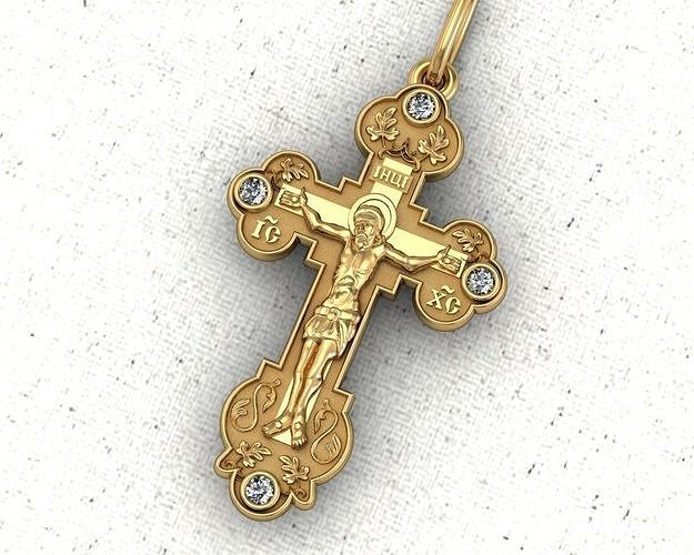  Orthodox cross 3D print model