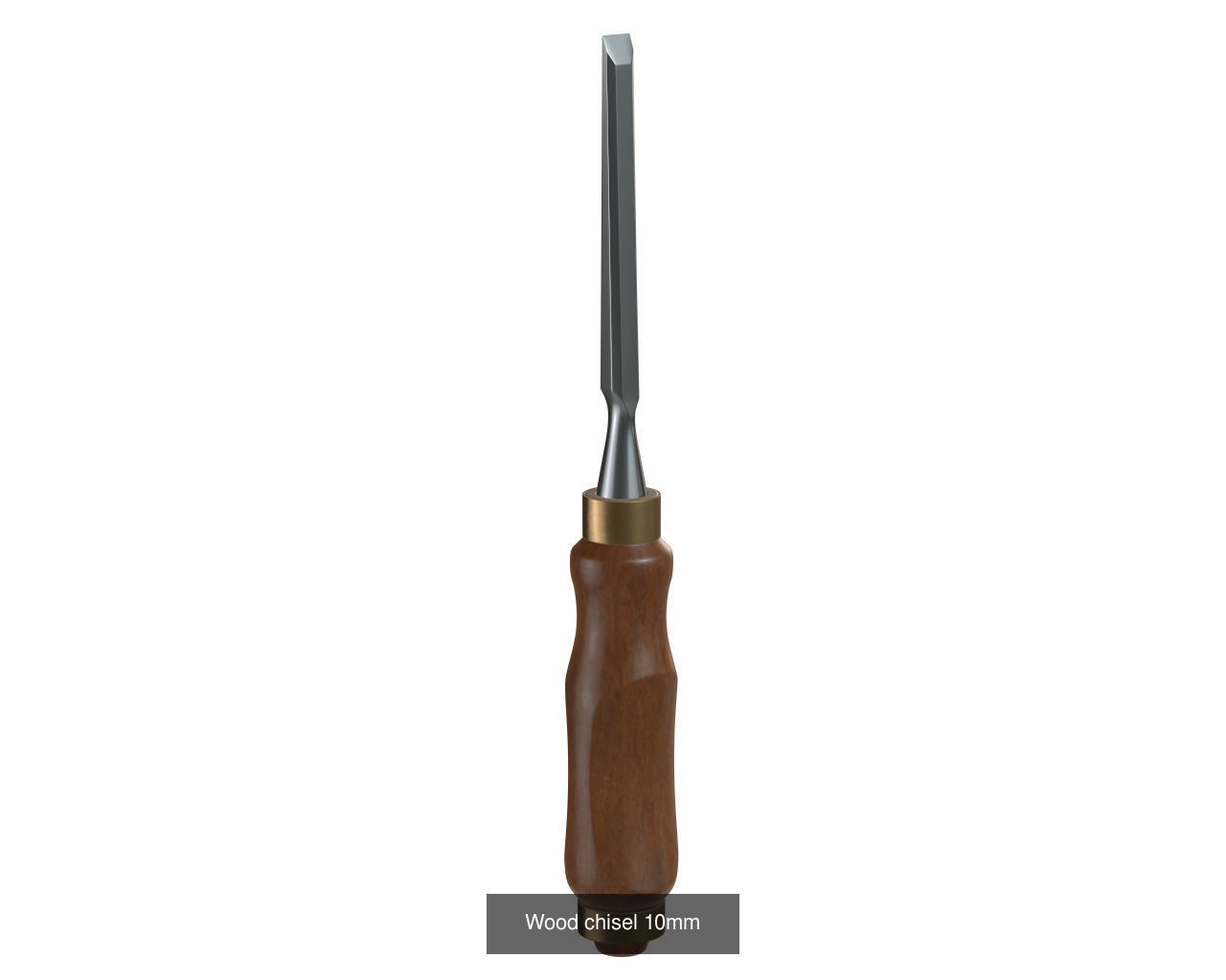 Wood Chisels 3D Model Collection_7