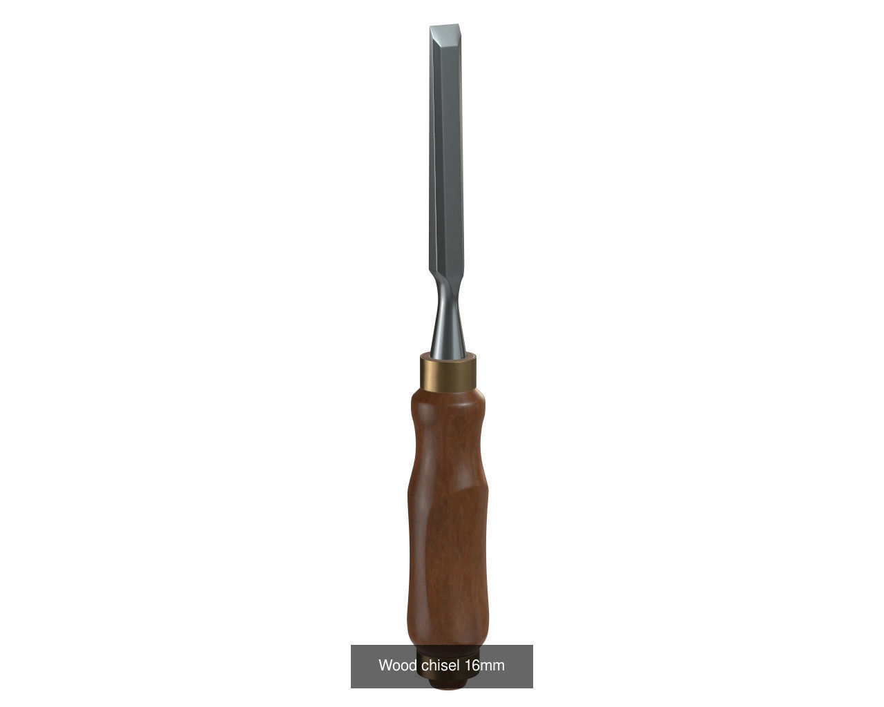 Wood Chisels 3D Model Collection_5