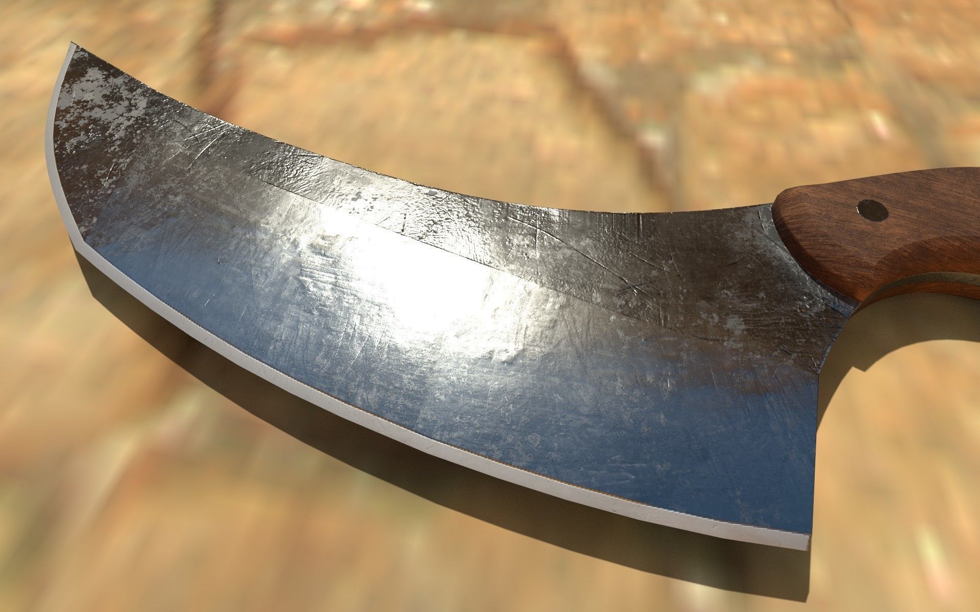 Sinao karambit Free low-poly 3D model_1