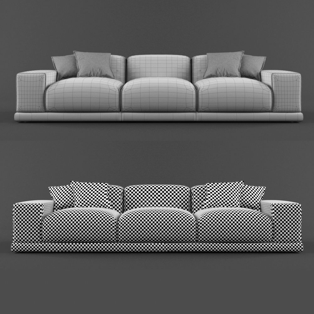 Sofa Rolf Benz Modo 3D model_1