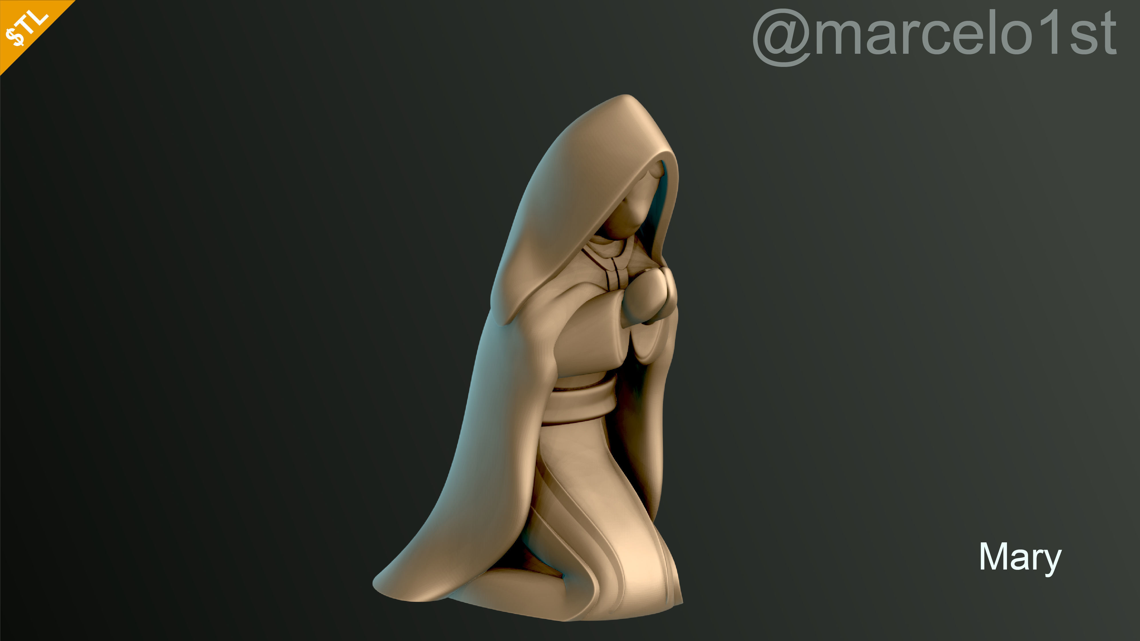Birth of Jesus or Manger Scene or Presepio or Christmas Crib 3D print model_7