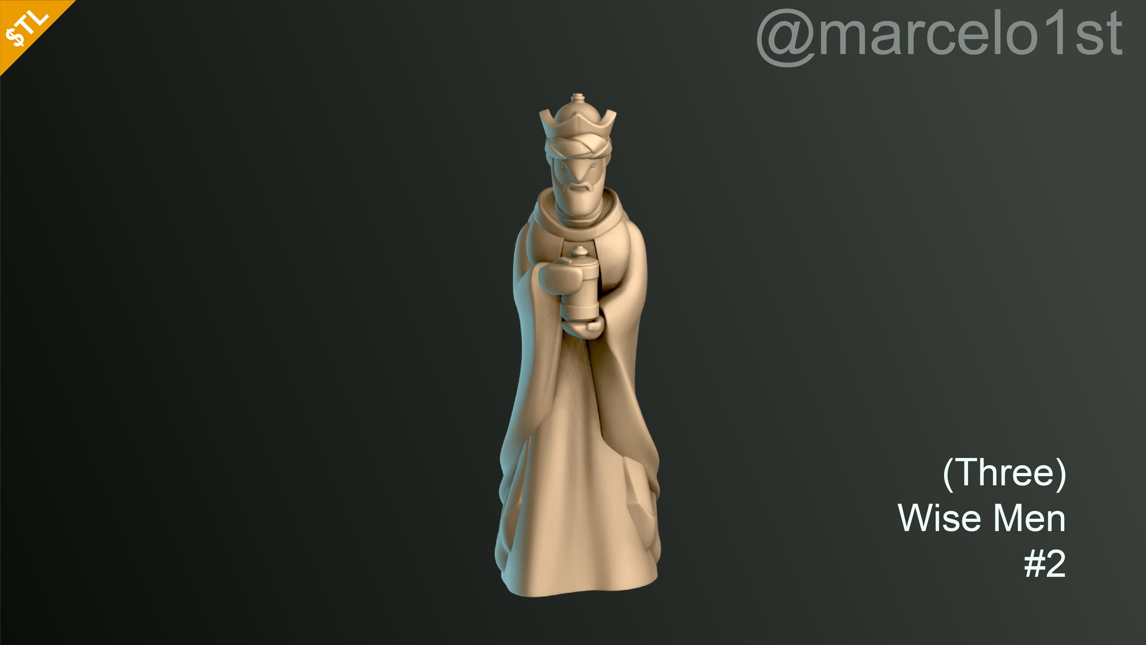 Birth of Jesus or Manger Scene or Presepio or Christmas Crib 3D print model_13