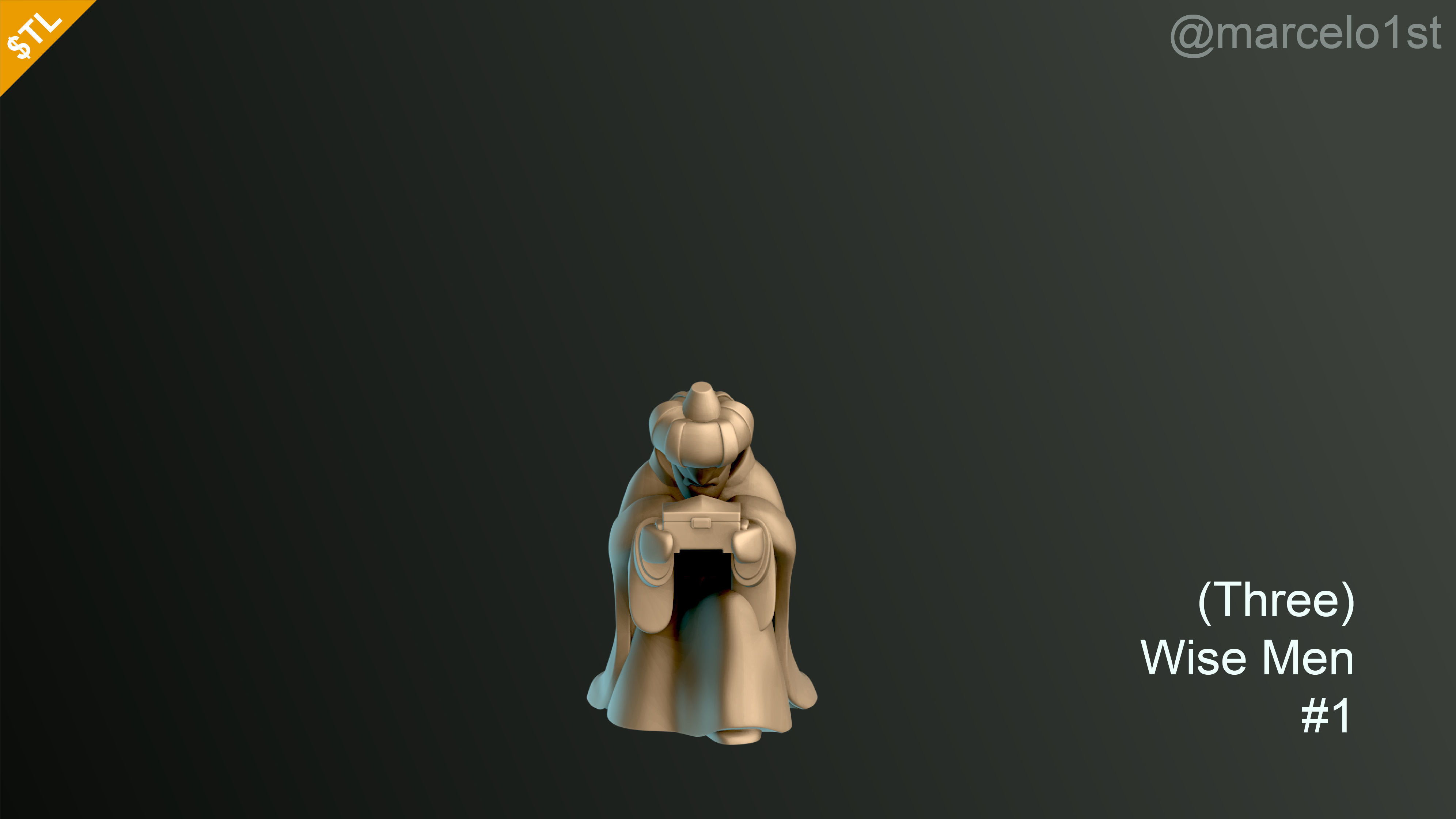 Birth of Jesus or Manger Scene or Presepio or Christmas Crib 3D print model_11