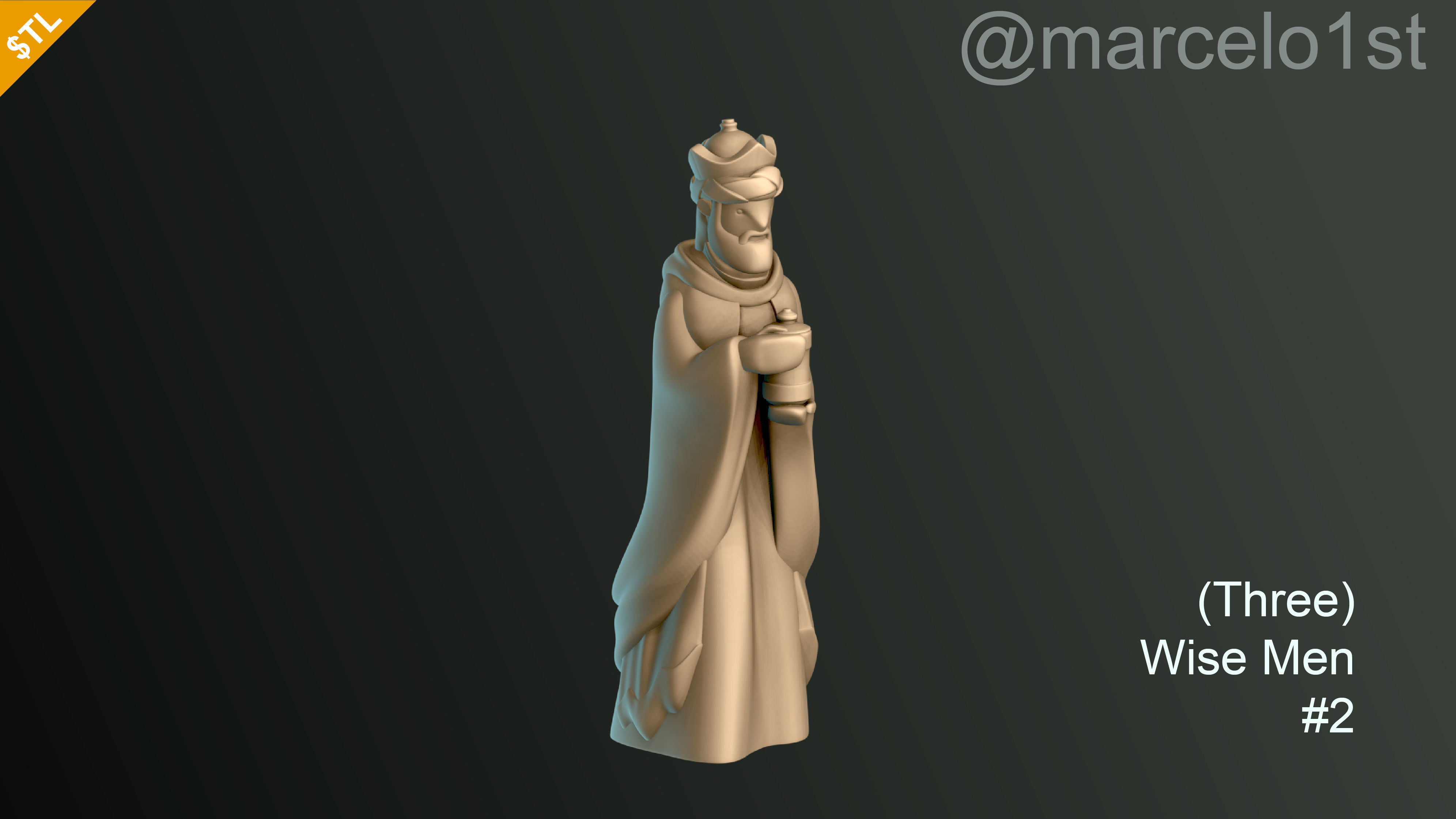 Birth of Jesus or Manger Scene or Presepio or Christmas Crib 3D print model_14