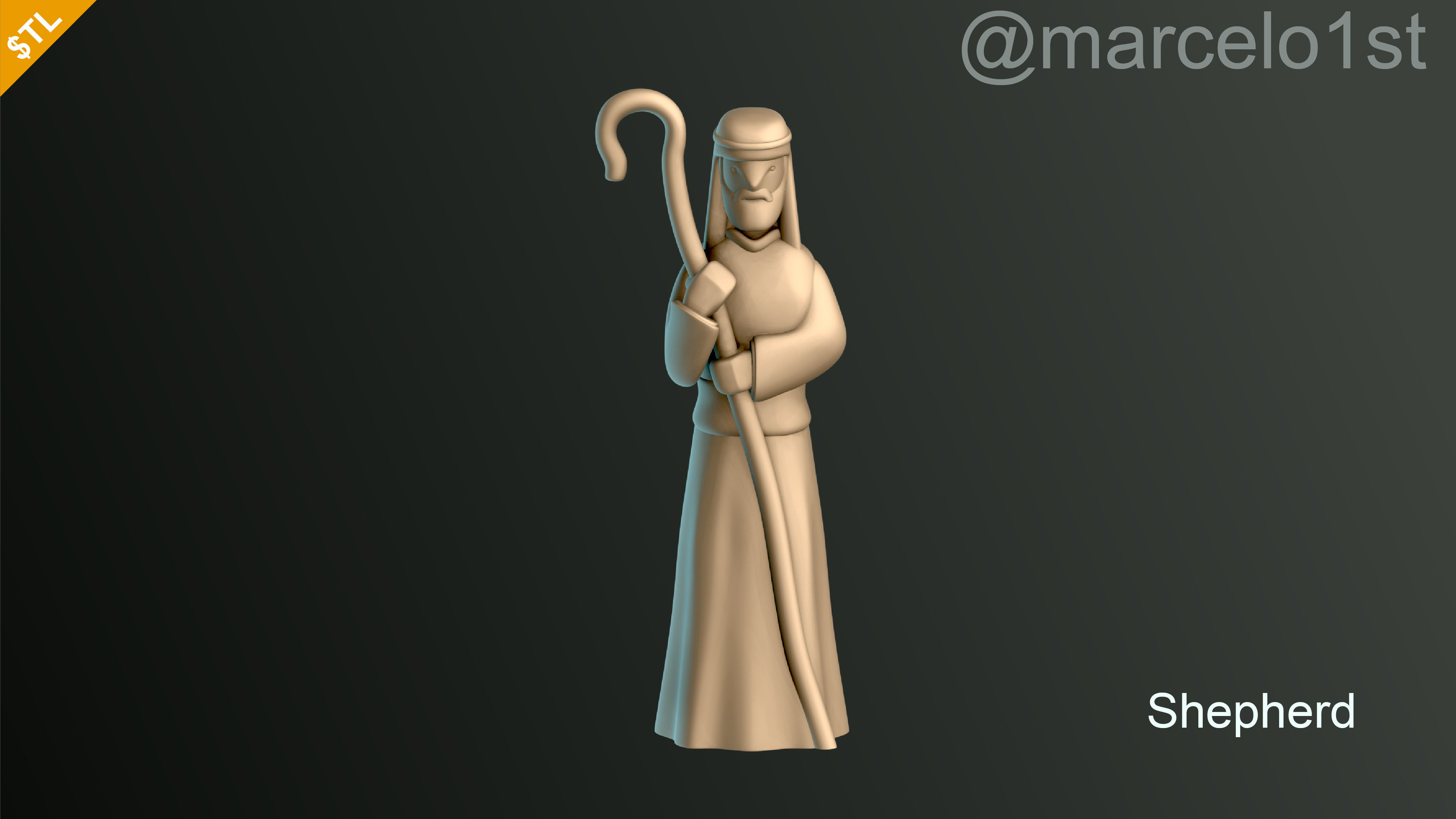Birth of Jesus or Manger Scene or Presepio or Christmas Crib 3D print model_19