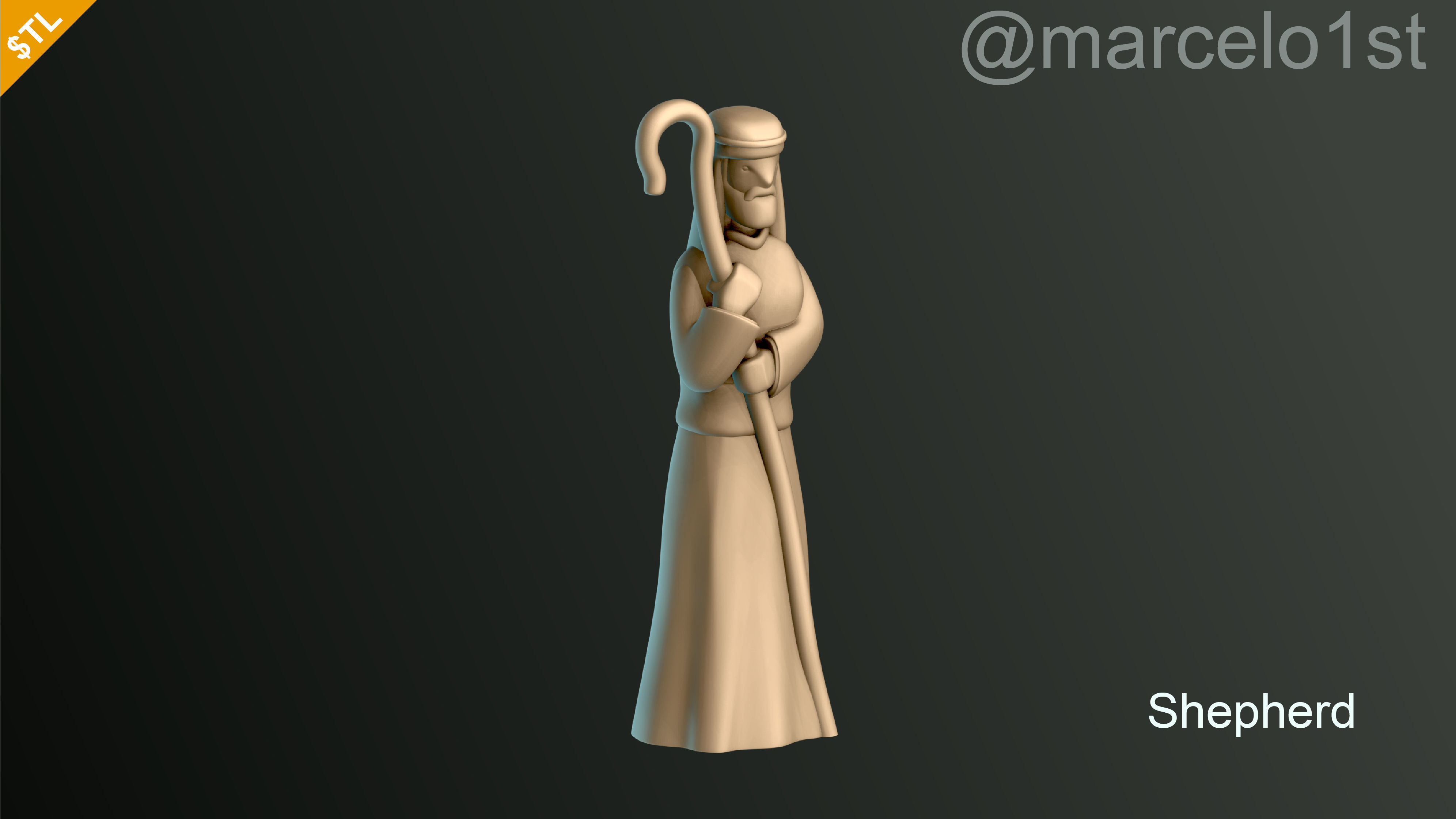 Birth of Jesus or Manger Scene or Presepio or Christmas Crib 3D print model_20