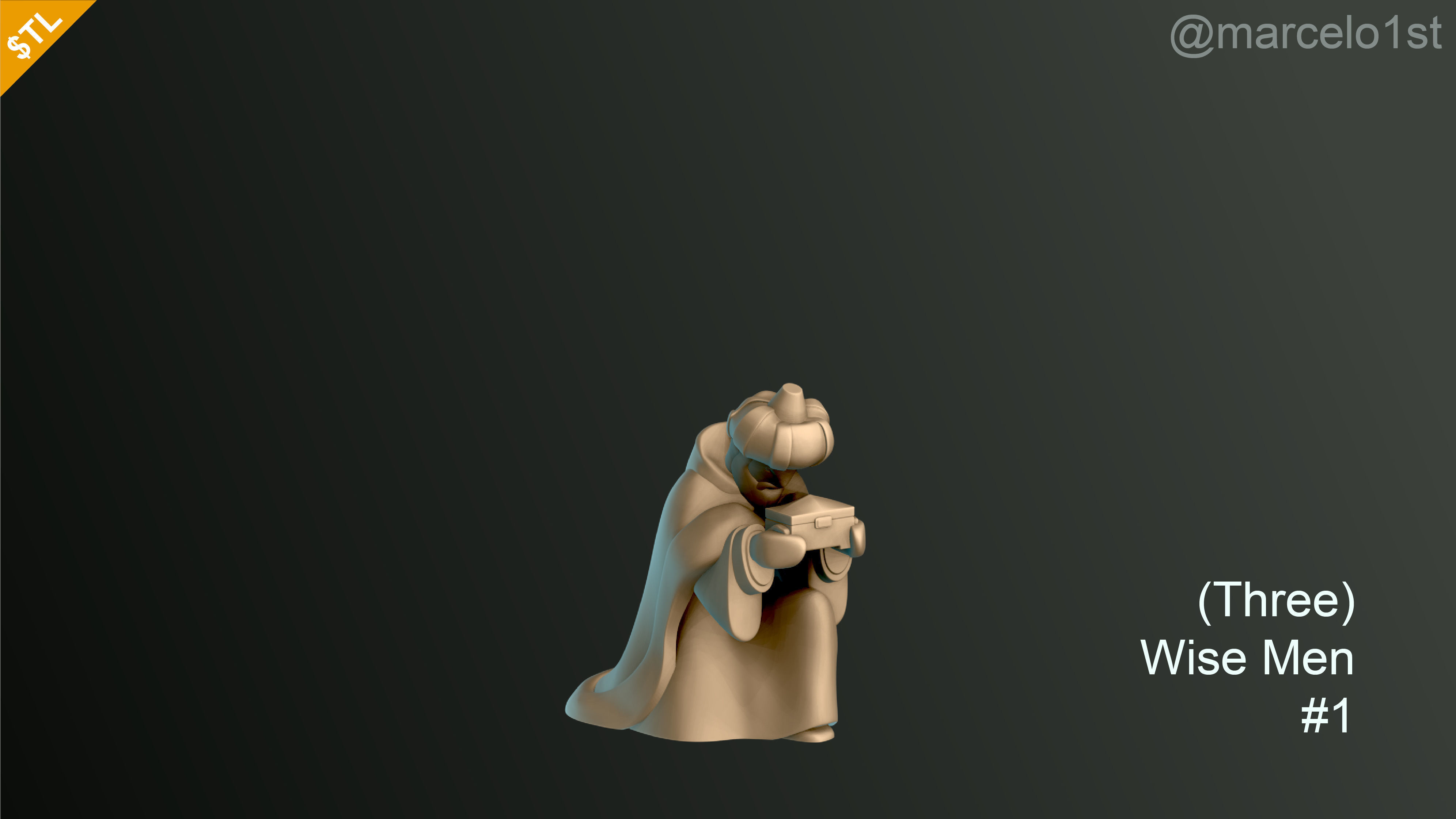 Birth of Jesus or Manger Scene or Presepio or Christmas Crib 3D print model_12