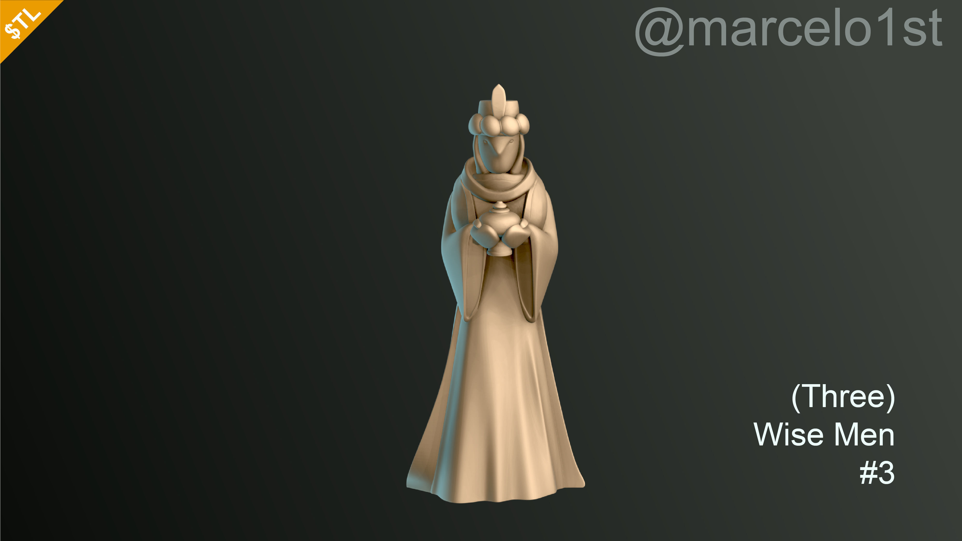 Birth of Jesus or Manger Scene or Presepio or Christmas Crib 3D print model_15