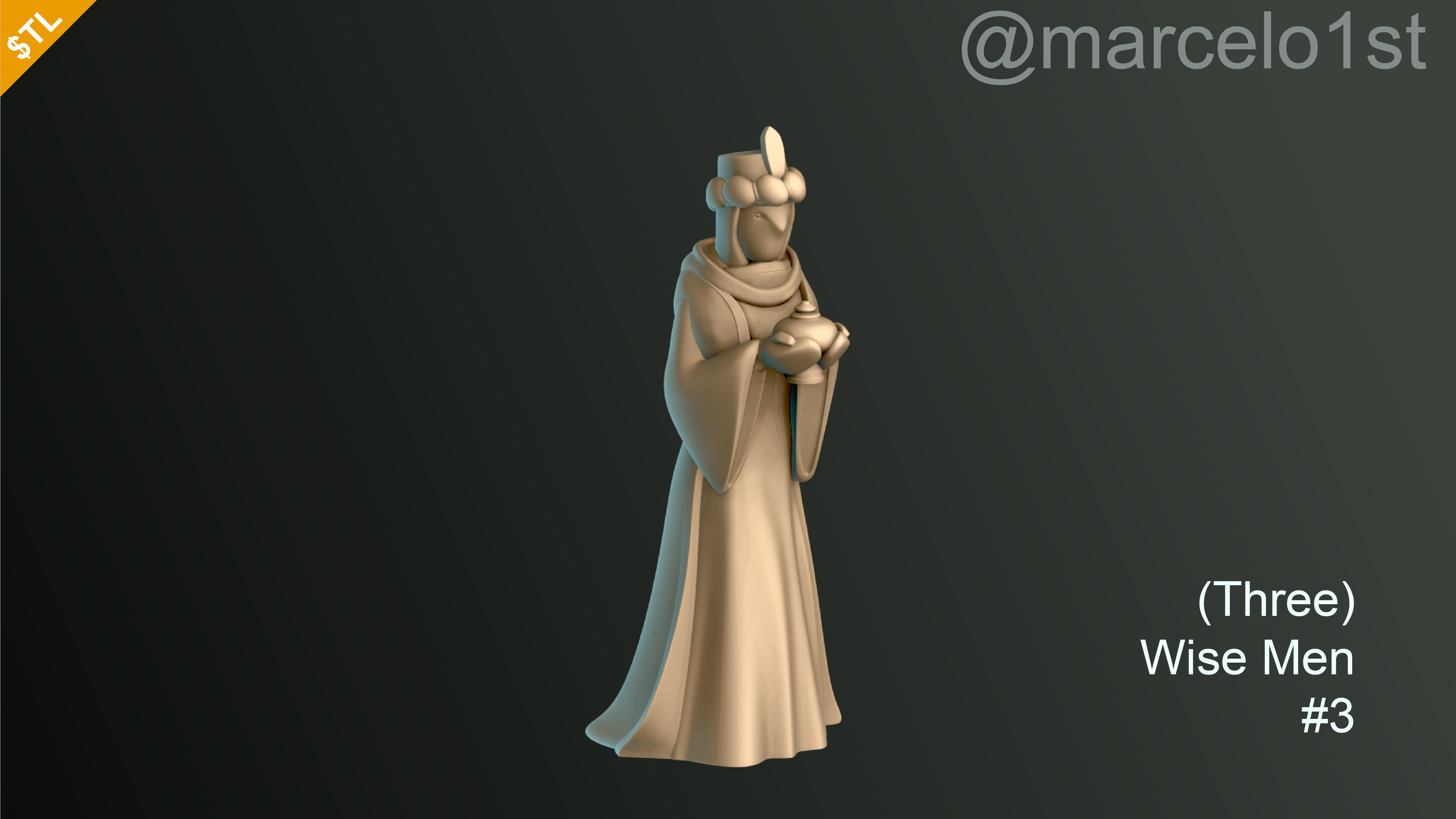 Birth of Jesus or Manger Scene or Presepio or Christmas Crib 3D print model_16
