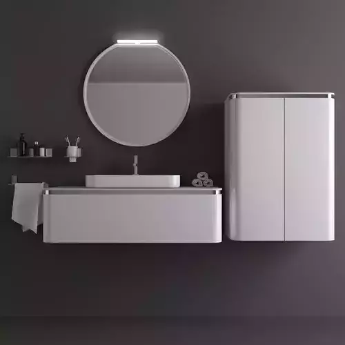 Bathroom set by Ardeco Acacia