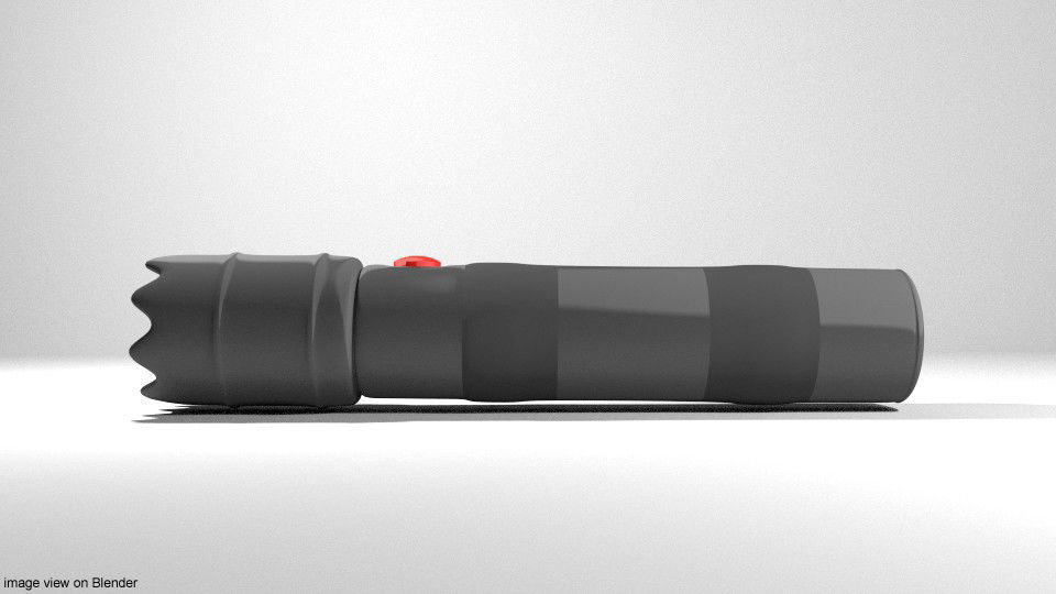 Flashlight - Type 1 3D model_1