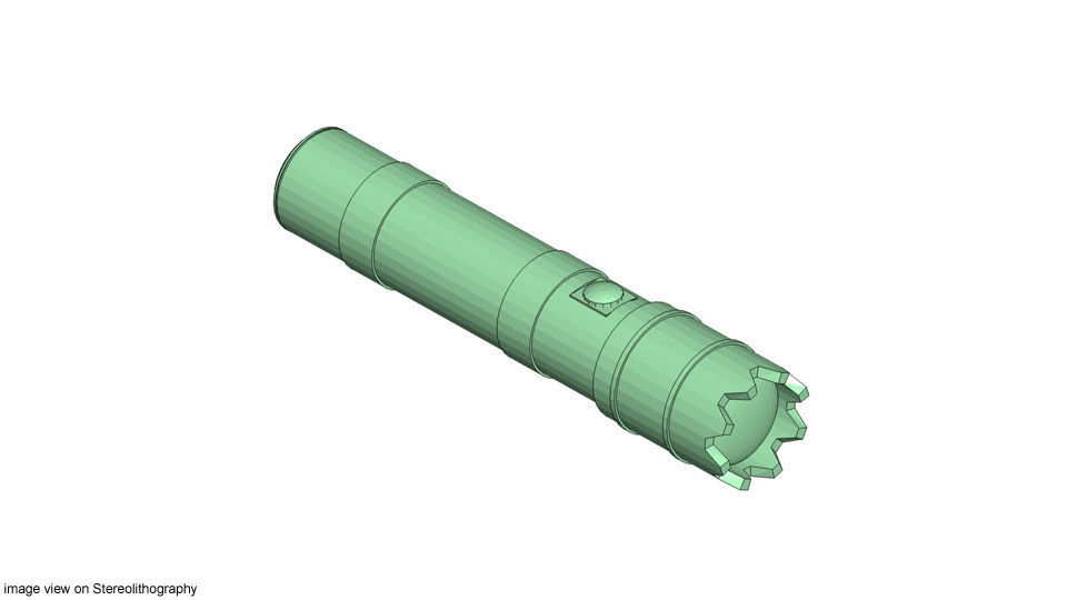 Flashlight - Type 1 3D model_4