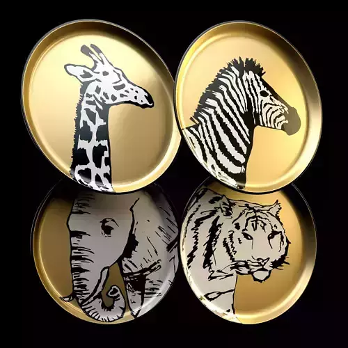 Plates by Jonathan Adler Animalia 3D model
