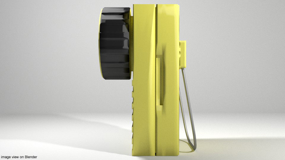 Flashlight - Type 4 3D model_1