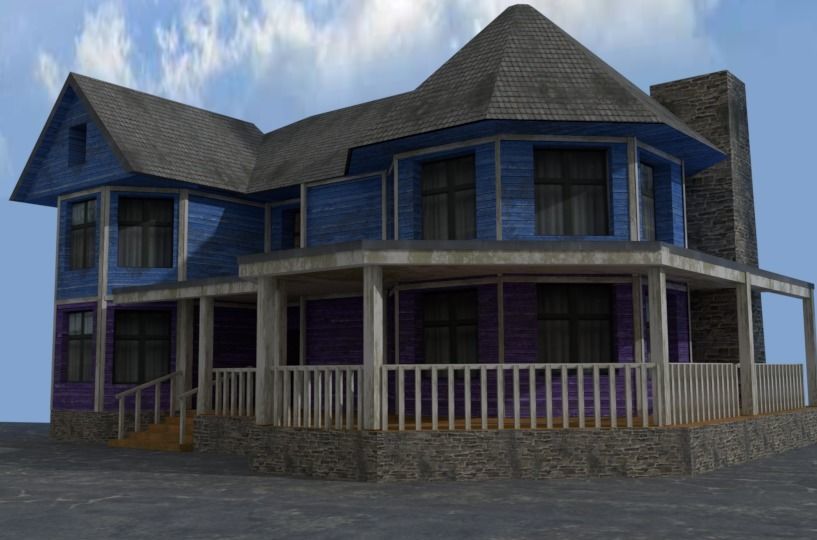 House on day 3D model_20
