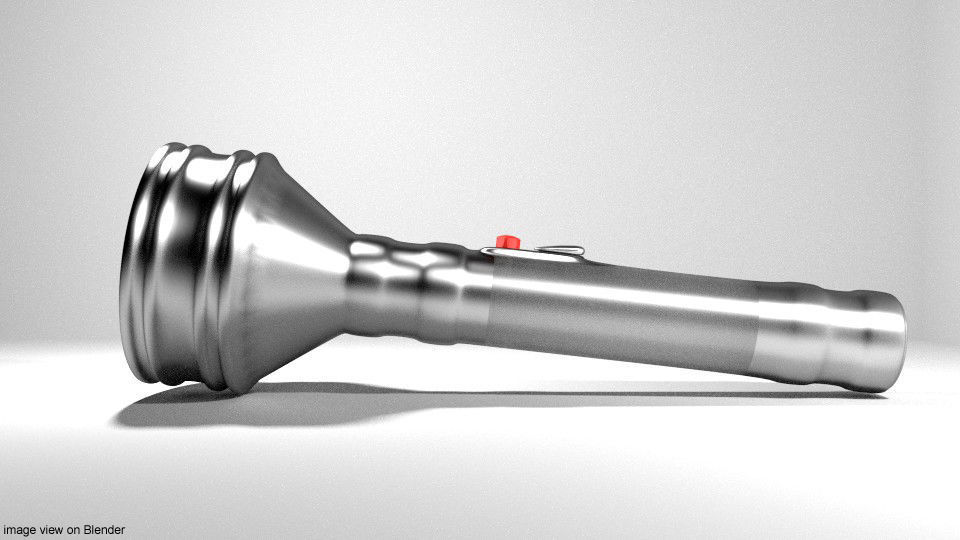 Flashlight - Type 5 3D model_1