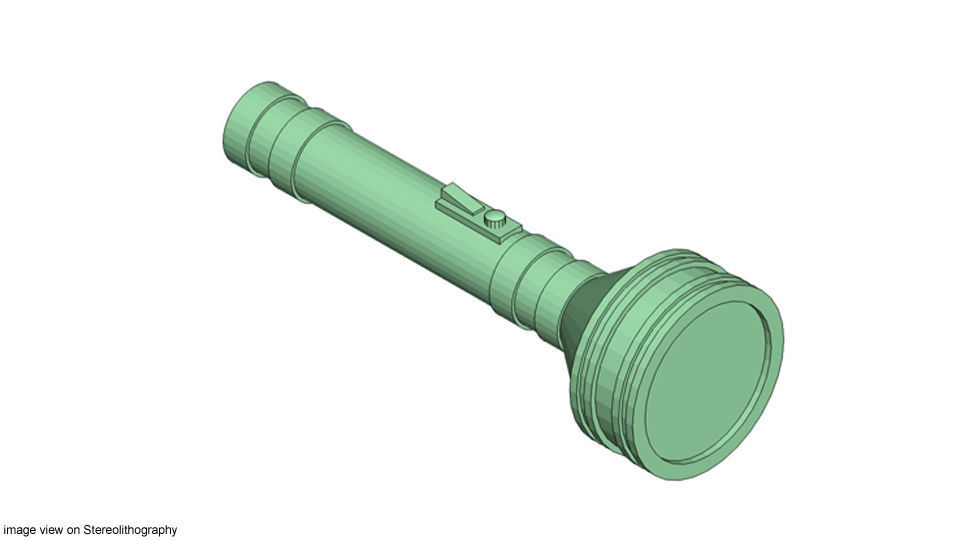 Flashlight - Type 5 3D model_4