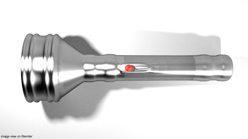 Flashlight - Type 5 3D model_2