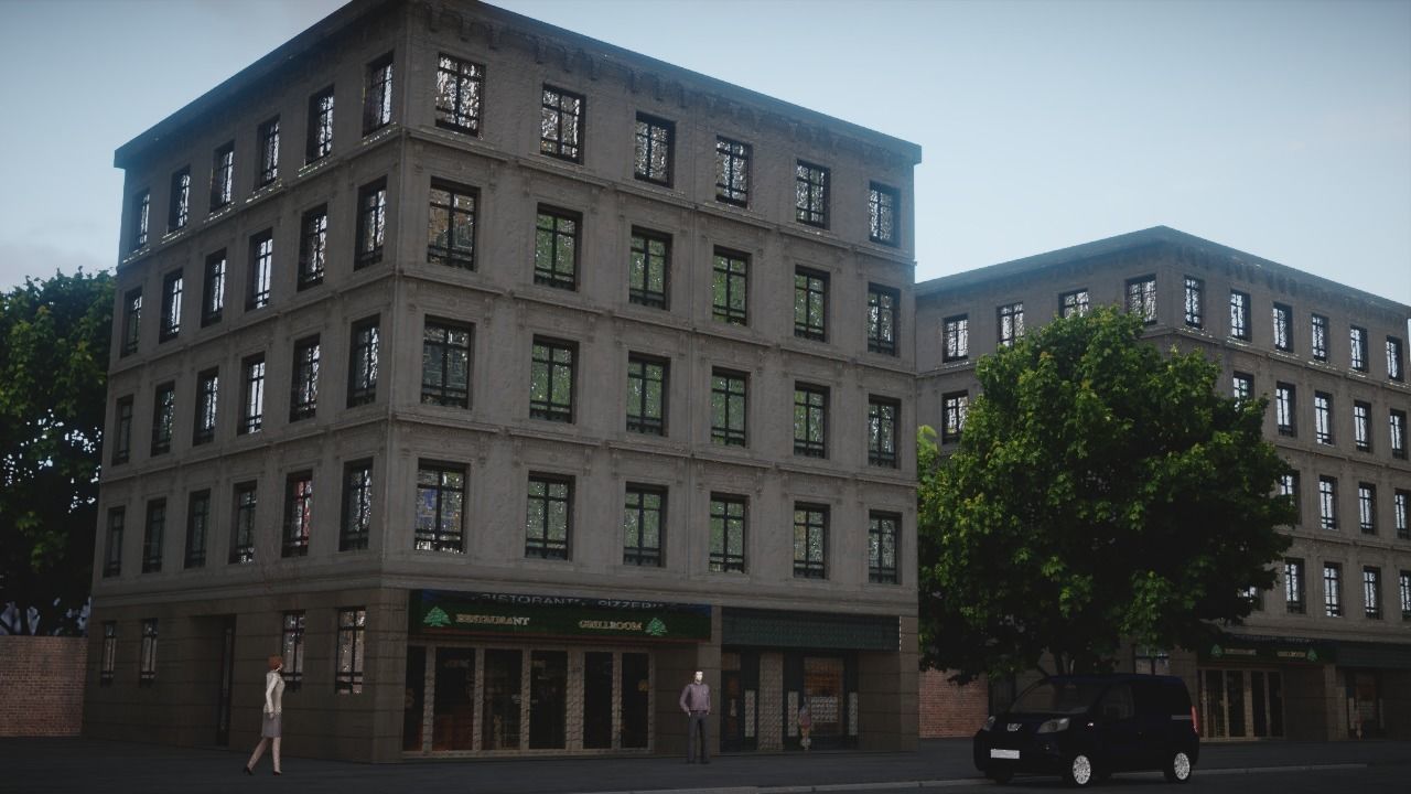 City House Low-poly 3D model_1