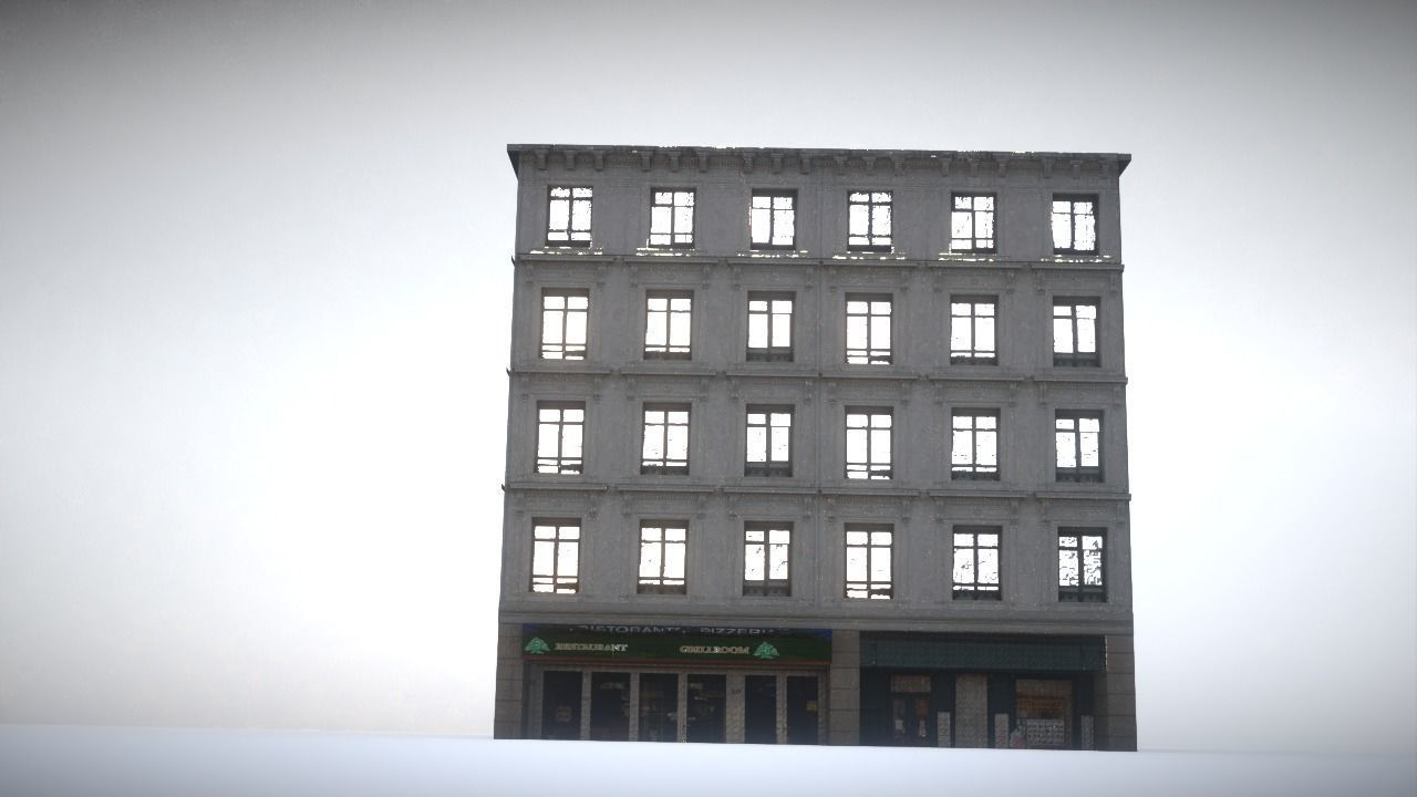 City House Low-poly 3D model_11